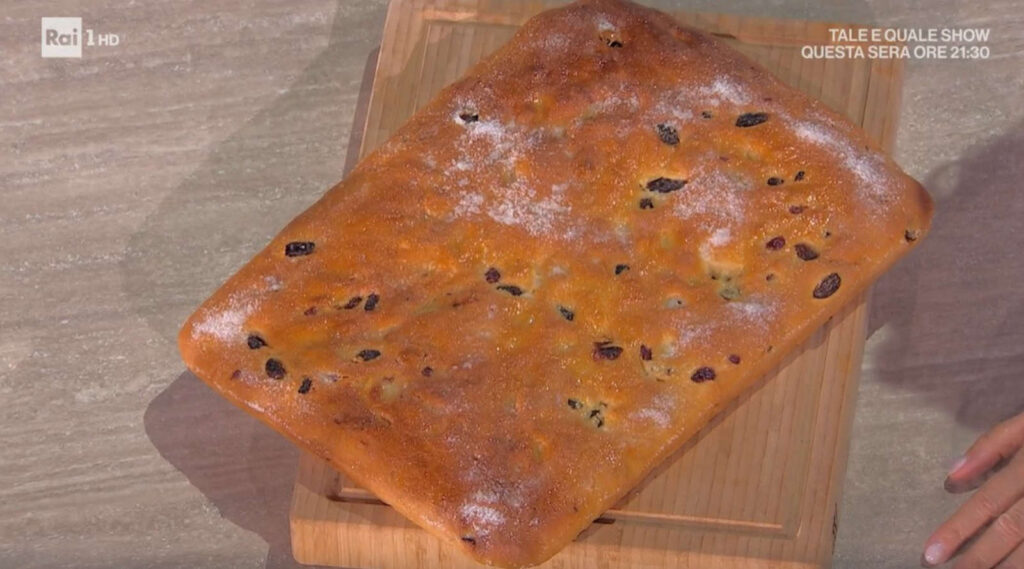 É sempre mezzogiorno, ricetta di oggi 4 ottobre 2024: Focaccia dolce di San Francesco di Fulvio Marino