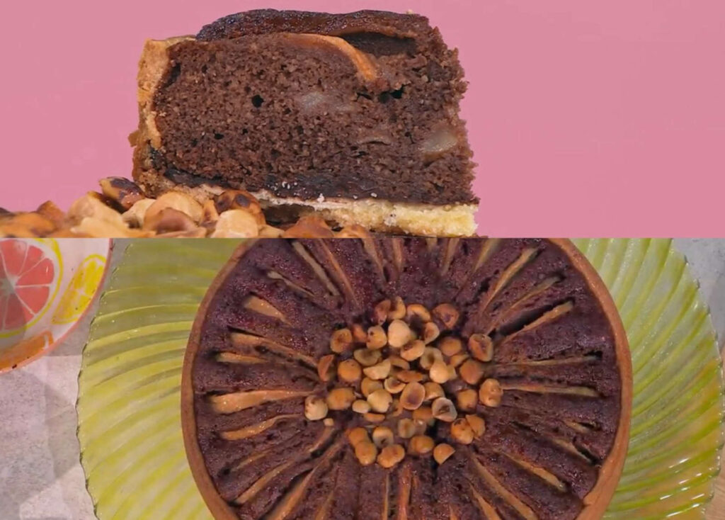 É sempre mezzogiorno, ricetta di oggi 16 ottobre 2024: crostata pere e cioccolato di Natalia Cattelani