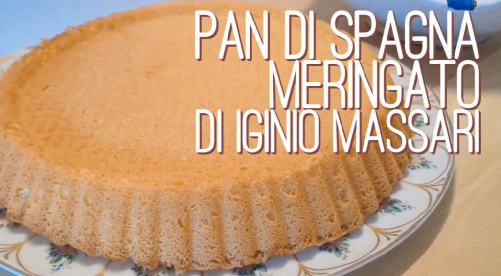 La ricetta del pan di Spagna meringato di Iginio Massari | Ricetta di oggi 19 ottobre 2024 – Pan di Spagna meringato di Iginio Massari