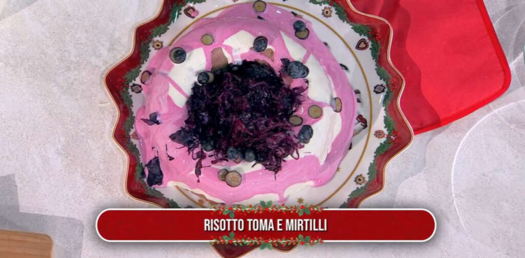 É sempre mezzogiorno, del 16 dicembre 2024 – Risotto toma e mirtilli di Sergio Barzetti