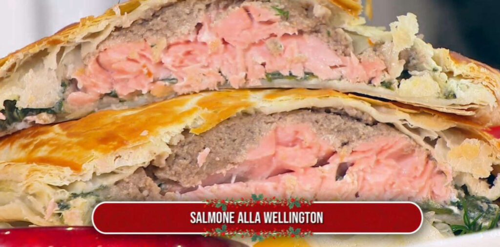 É sempre mezzogiorno, del 18 dicembre 2024 | Salmone alla Wellington di Mauro e Mattia Improta