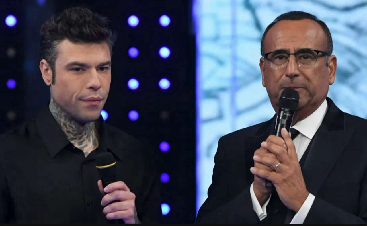 Fedez canta Bella Stronza a Sanremo, Conti afferma che i riferimenti a Ferragni non lo riguardano e non lo interessano.