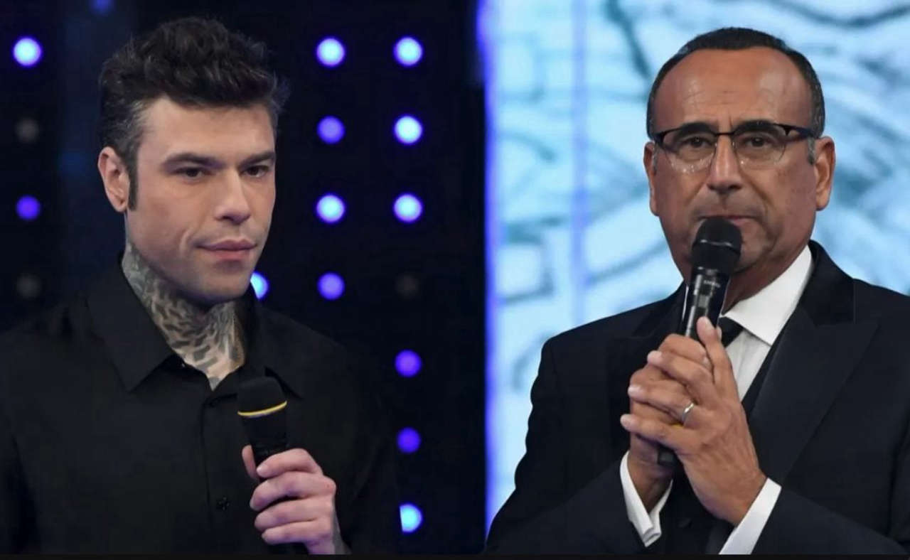 Fedez canta Bella Stronza a Sanremo, Conti dichiara che non sa e non gli interessa se ci sono riferimenti a Ferragni.