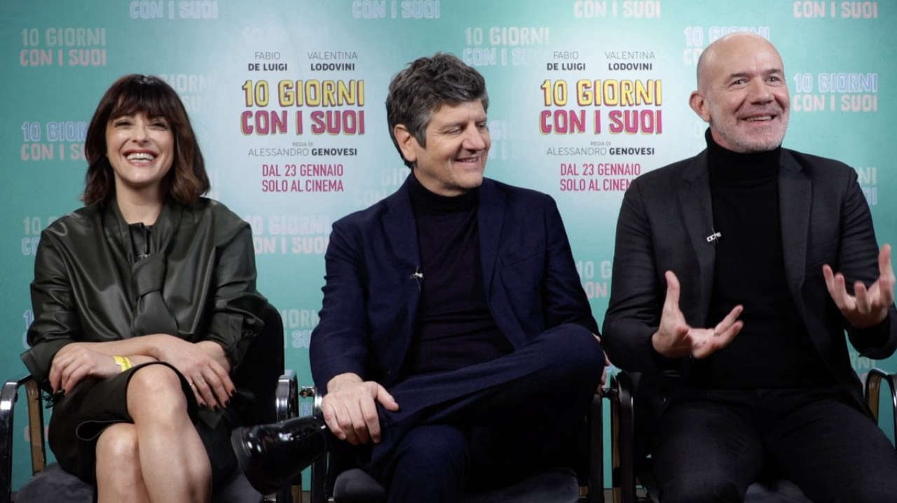 10 giorni con i suoi: video intervista con Fabio De Luigi, Valentina Lodovini e Alessandro Genovesi