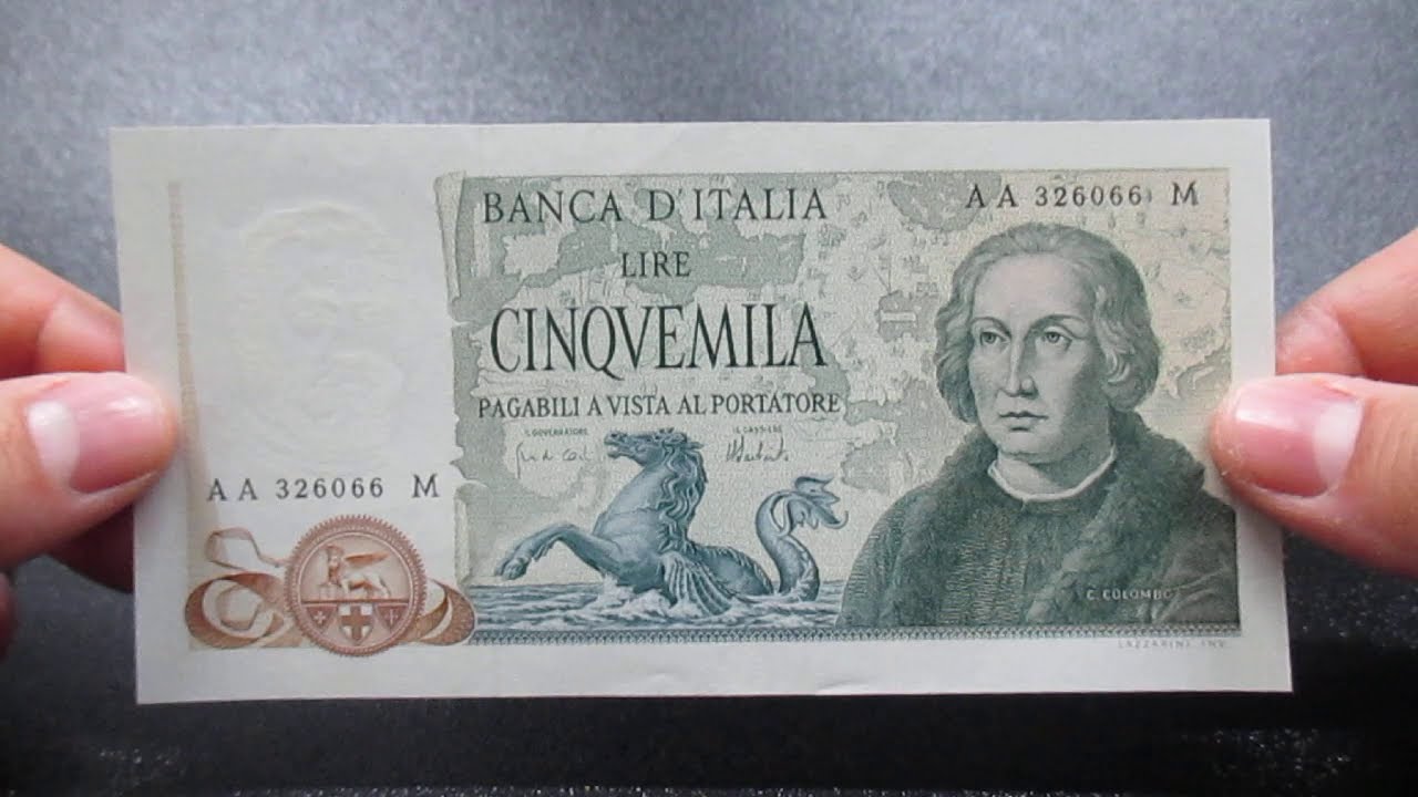 Scopri se hai 5000 Lire con Cristoforo Colombo: Ecco cosa possono valere oggi!