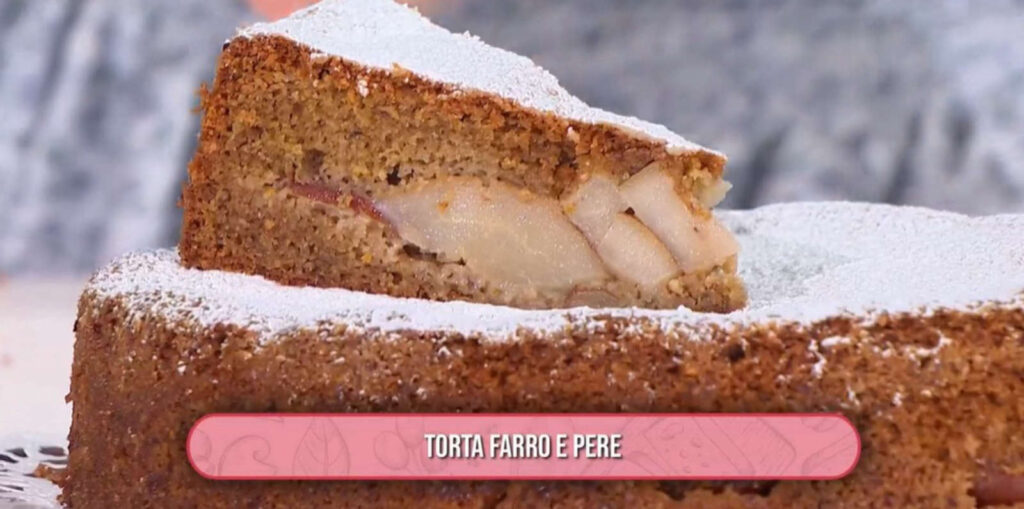 Torta farro e pere di Barbara De Nigris | É sempre mezzogiorno, 10 gennaio 2025