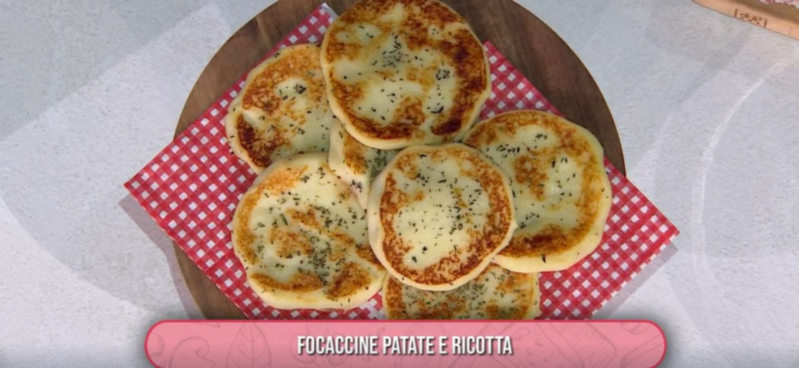 Focaccine patate e ricotta di Daniele Persegani | É sempre mezzogiorno, 29 gennaio 2025