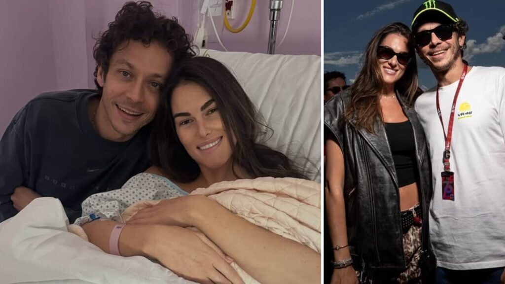 Valentino Rossi e Francesca Sofia Novello accolgono la piccola Gabriella nella loro famiglia