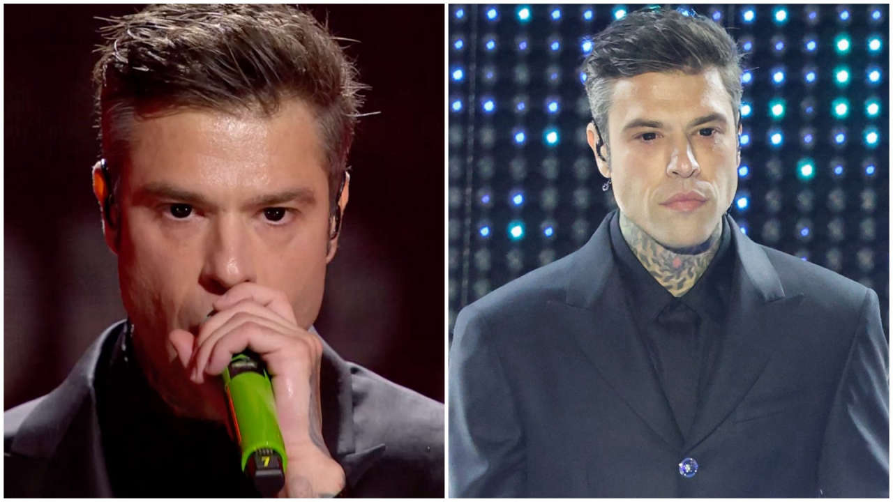 Fedez e le lenti a contatto nere: il look che ha rivoluzionato Sanremo 2025 e incantato il pubblico