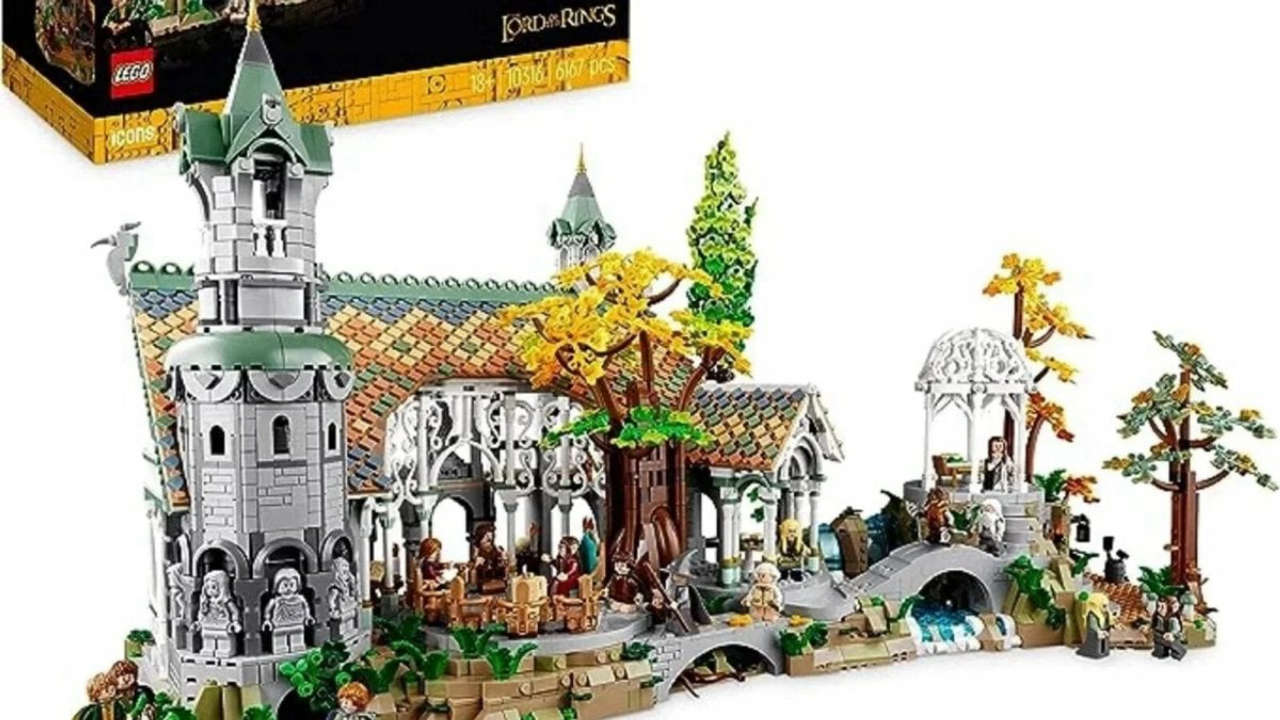 Il Signore degli Anelli: LEGO Icons di Gran Burrone in offerta, scopri il set da 6.167 pezzi e le minifigure iconiche