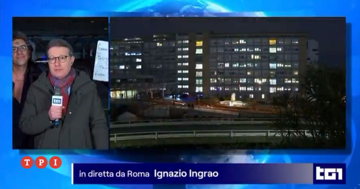 Paolini irrompe durante la diretta del Tg1: "Il Festival è truccato"