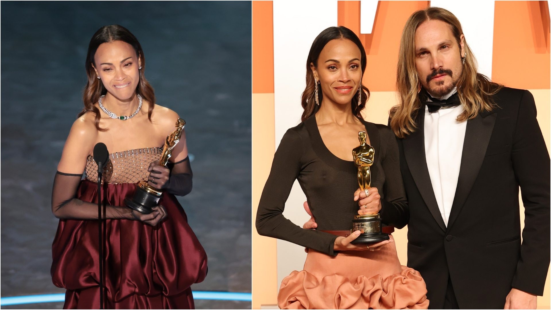 Zoe Saldana agli Oscar 2025: Scopri perché ha pianto e il legame speciale con Marco Perego